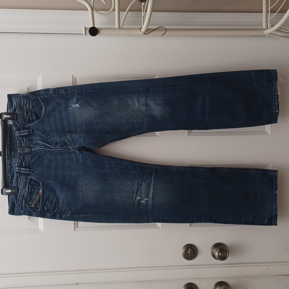 Diesel Men’s Blue Straight-Leg Jeans